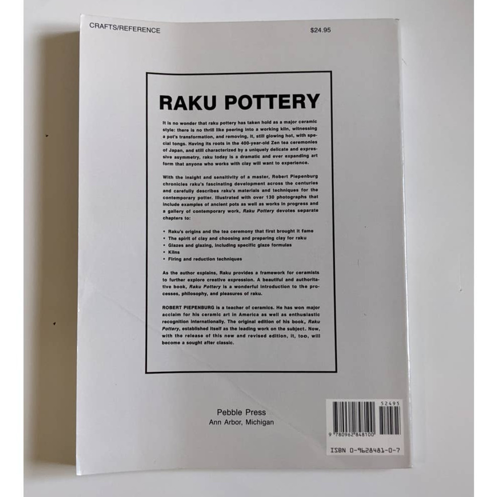 Raku Pottery (1991) by Robert Piepenburg Vintage Softcover Book SIGNED COPY‎ - Picture 3 of 10
